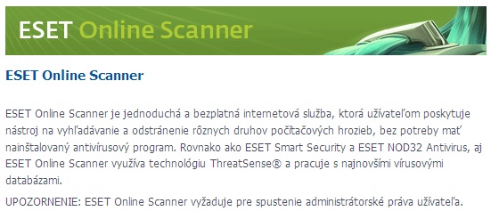 Eset Online Scanner
