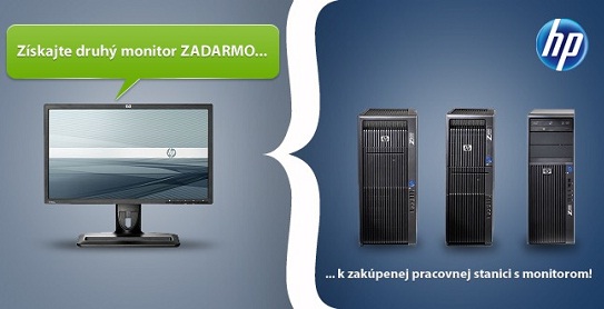 HP workstation monitor zadarmo